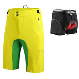Cycling Shorts Men + Gel Pad Cycling Underwear